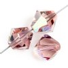 50 4mm Light Amethyst AB Preciosa Bicone Beads