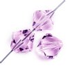 50 4mm Pink Sapphire Preciosa Bicone Beads