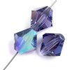 4mm Preciosa AB Bicone Beads