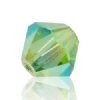 4mm Preciosa AB2X Bicone Beads