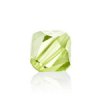 50, 4mm Limecicle Preciosa Rondelle / Bicone Beads