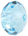 4, 6mm Preciosa Transparent Aqua Bohemica Bellatrix Beads