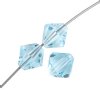 25 6mm Preciosa Aqua Bohemica Bicones