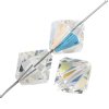 25 6mm Preciosa Crystal AB Bicones