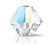 25, 6mm Preciosa Crystal Glitter Bicone / Rondelle Beads