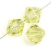 25, 6mm Transparent Jouquil Preciosa Bicone Beads