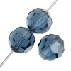 12, 6mm Montana Preciosa Round Beads