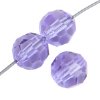 12, 6mm Violet Preciosa Round Beads