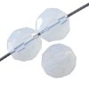 12, 6mm White Opal Preciosa Round Beads