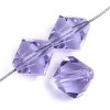 25 6mm Preciosa Violet Bicones