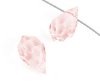 5 10x6mm Preciosa Light Rose Tear Drops