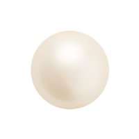 25, 8mm Cream Preciosa Maxima Pearl Beads