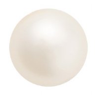 25, 8mm Light Creamrose Preciosa Maxima Pearl Beads