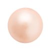 25, 8mm Peach Preciosa Maxima Pearl Beads