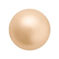 25, 8mm Gold Preciosa Maxima Pearl Beads