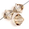 10 8mm Preciosa Honey Bicones