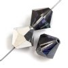10 8mm Preciosa Heliotrope Half Coat Bicones
