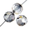 12, 8mm Faceted Round Valentinite Preciosa Crystal Beads 