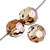 12, 8mm Faceted Round Venus Preciosa Crystal Beads 