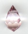 1 9x15mm Preciosa Light Pink Tear Drop