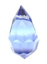 1 9x15mm Preciosa Light Sapphire Tear Drop