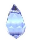 1 9x15mm Preciosa Light Sapphire Tear Drop