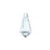 1 9x18mm Preciosa Crystal Lagoon Straight Cut Drop