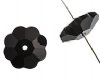 1 14mm Preciosa Jet Flower