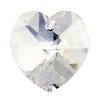 1 14mm Preciosa Argent Flare Heart Pendant