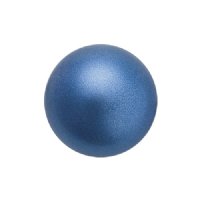 25, 4mm Blue Preciosa Maxima Pearl Beads