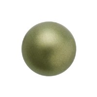 25, 4mm Dark Green Preciosa Maxima Pearl Beads