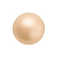 25, 4mm Gold Preciosa Maxima Pearl Beads