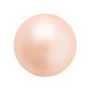 25, 4mm Peach Preciosa Maxima Pearl Beads