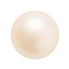 25, 6mm Creamrose Preciosa Maxima Pearl Beads