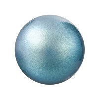 25, 6mm Pearlescent Blue Preciosa Maxima Pearl Beads