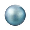 25, 6mm Pearlescent Blue Preciosa Maxima Pearl Beads