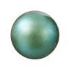 25, 6mm Pearlescent Green Preciosa Maxima Pearl Beads