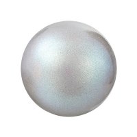 25, 6mm Pearlescent Grey Preciosa Maxima Pearl Beads