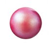 25, 6mm Pearlescent Red Preciosa Maxima Pearl Beads