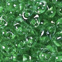 TB-38656 - 10 Grams Light Green Lined Crystal 2.5x5mm Preciosa Twin Beads
