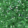 TB-38656 - 10 Grams Light Green Lined Crystal 2.5x5mm Preciosa Twin Beads