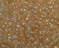 TB-08192 - 10 Grams Crystal Pale Orange Pearl 2.5x5mm Preciosa Twin Beads