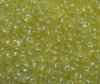 TB-08186 - 10 Grams Crystal Pale Yellow Pearl 2.5x5mm Preciosa Twin Beads
