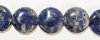 Pack of 2, 12mm Sodalite Coin Beads