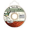 20 Yards of 2mm Copper Rattail Cord with Reusable Bobbin
