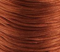 20 Yards of 2mm Copper Rattail Cord with Reusable Bobbin