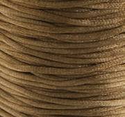 20 Yards of 1.5mm Golden Bronze Mousetail Cord with Reusable Bobbin