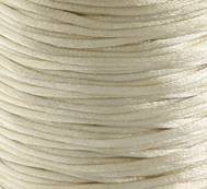 20 Yards of 2mm Ivory Rattail Cord with Reusable Bobbin