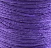 20 Yards of 2mm Purple Rattail Cord with Reusable Bobbin