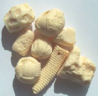 50 grams Large Resin Bead Mix - Cream